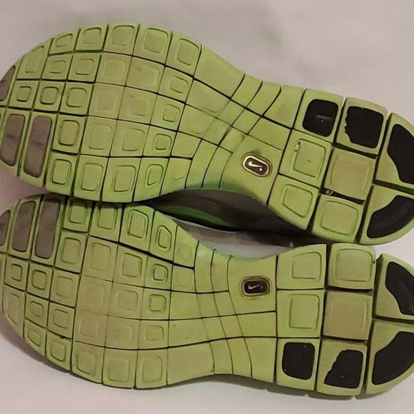 Nike Women's Free Run 3 Size 8 Grey/Volt (510643-031) Neon Green Diamond Running - Picture 6 of 9